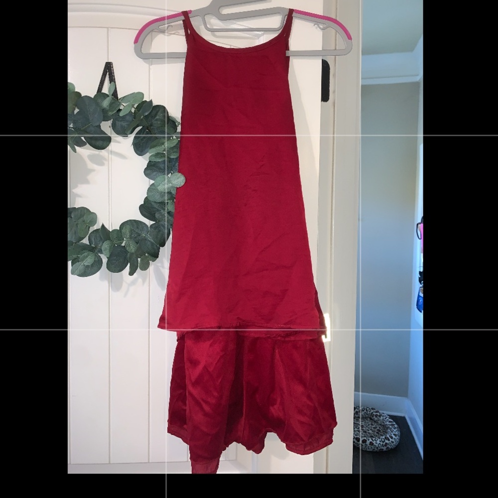 Maroon romper